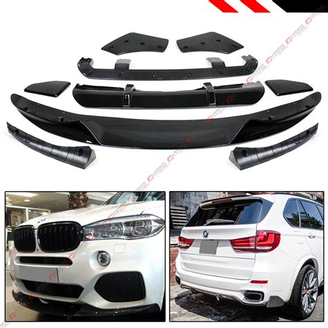 For 15 18 BMW X5 F15 M Sport MP Style Gloss Blk Front Rear Full Body