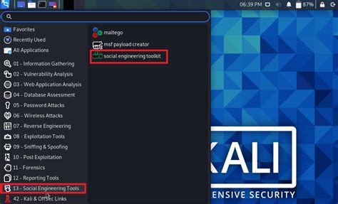 Social Engineering In Kali Linux Javatpoint