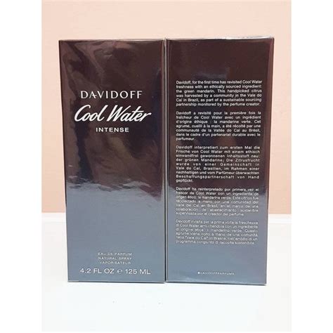 Davidoff Cool Water Intense For Men Edp 125ml กล่องซีล Davidoff