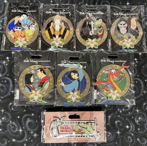 Mulan 25th Anniversary WDI Pins At Mickeys Of Glendale Disney Pins Blog