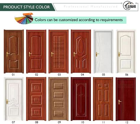 Factory Interior Hollow Wood Maple Teak Waterproof Wpc Door Pvc Polymer