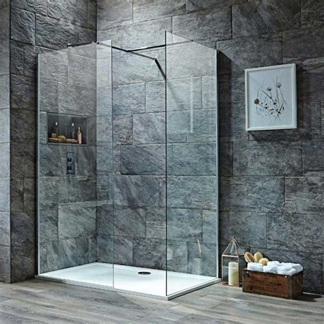 Harbour I8 8mm 2m Tall Easy Clean Wetroom 2 Panel Pack Drench