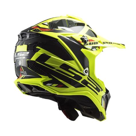 หมวกกันน็อควิบาก LS2 MX700 Stomp H-V Yellow Black