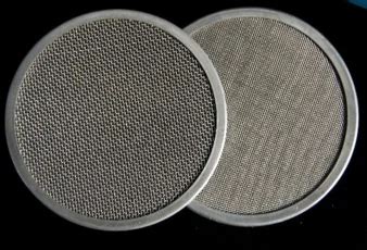 Aluminum Edge Rim Stainless Steel Wire Cloth Filter Disc Mesh Filter