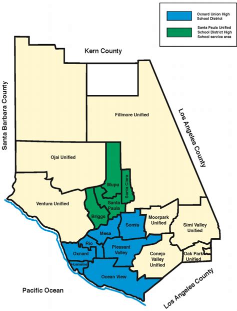 Los Angeles County School District Map - Maping Resources