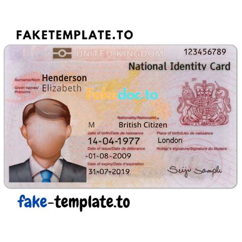 Uk Id Card Template Psd Faketemplatecc