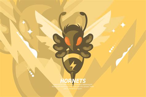 Hornet Illustration 170928 Vector Art at Vecteezy