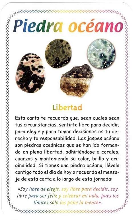 Pin De Mari Carmen En Cartas De Las Piedras Piedras Y Cristales