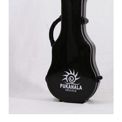 Pukanala Model Fg C Bk Black Concert Ukulele Fiberglass Hardshell Case