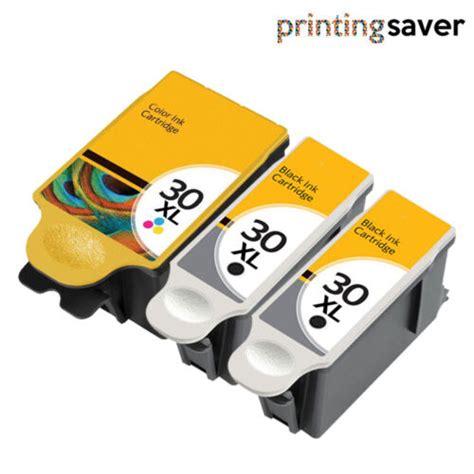 3 Ink Cartridge For Kodak 30xl Esp C315 C310 C110 C115 12 32 Hero 31