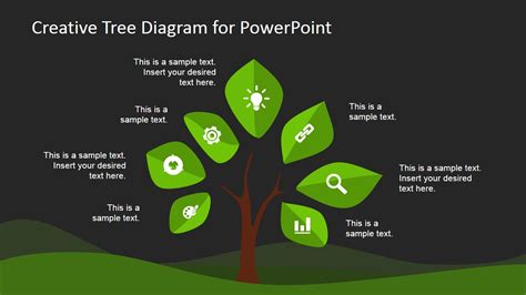 Creative Tree Diagram Powerpoint Template Slidemodel