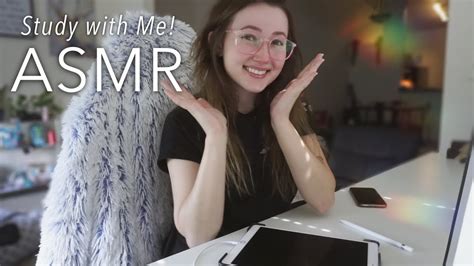 ASMR Study With Me Layered Sounds YouTube