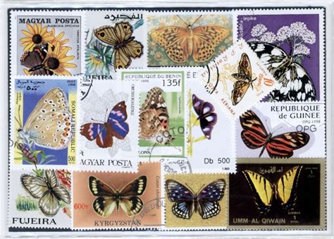 Vlinders 25 Different Stamps Importa Supplementen Nl