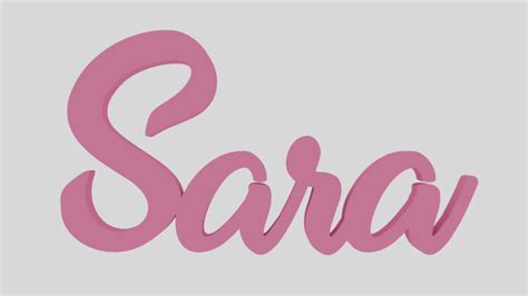 Name Sara Names Lettering Banner Ads