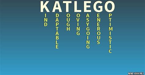 The meaning of katlego - Name meanings
