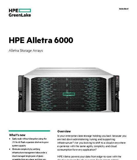 Hpe Alletra Alletra Storage Arrays Unitech Computers