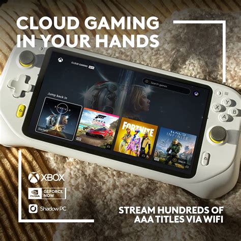 Logitech – G CLOUD Gaming Handheld Console – White – Sansujyuku