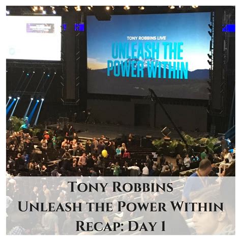 Tony Robbins: Unleash the Power Within, Day 1 - Nina Elise