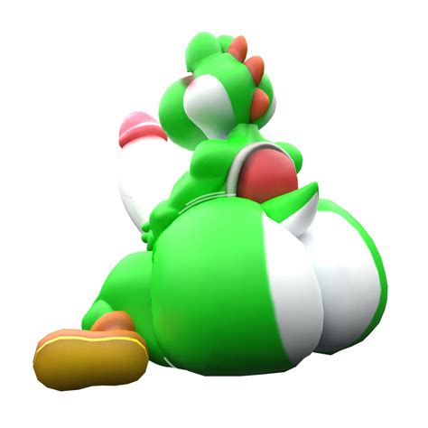 Albalbalb On Twitter Yoshis Get Very Horny When Their Butts Grow