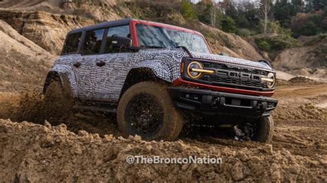 2023 Ford Bronco Raptor Revealed With Minimal Camouflage News7g