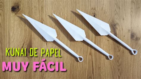 Kunai De Papel F Cil Youtube