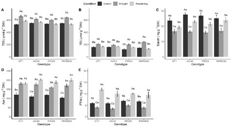 Concentrations Of Total Soluble Sugars Tss A Reducing Sugars Rs