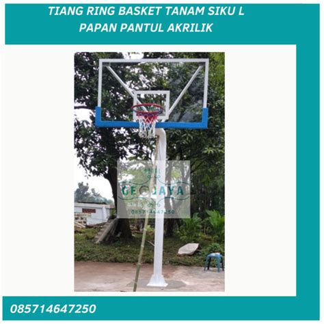 Jual Tiang Ring Basket Tanam SIKU L Papan Pantul Akrilik Kab Bogor