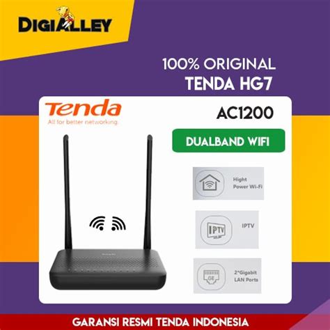 Jual Tenda HG7 AC1200 Router Dualband Wi Fi XPON ONT Passive Optic