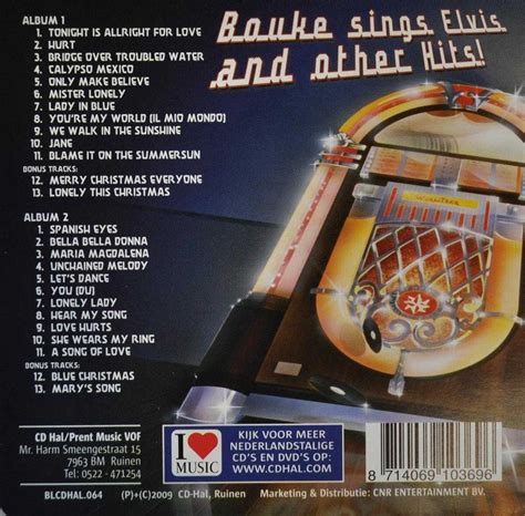 Sings Elvis And Other Hits Bouke CD Album Muziek Bol