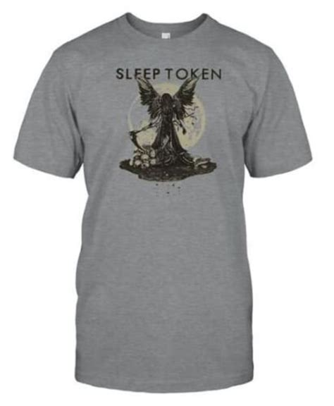 Sleep Token Winged Reaper T Shirt Sleep Token Bank Concert Etsy