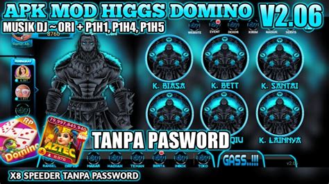 ASLI GACOR APK MOD DOMINO RP VERSI 2 06 TANPA PASSWORD X8 SPEEDER