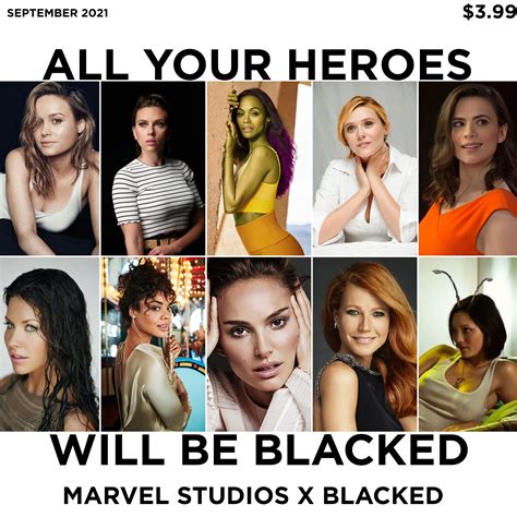 Who's ready?! Marvel studios X Blacked: Starring Brie Larson, Scarlett