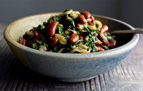 Bean And Green Herb Stew Recipe