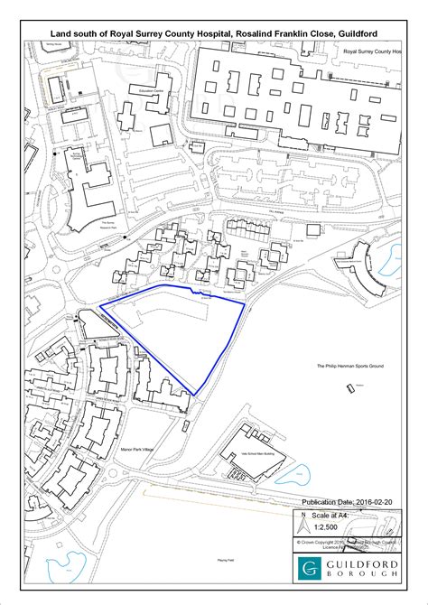 Royal Surrey Hospital Map