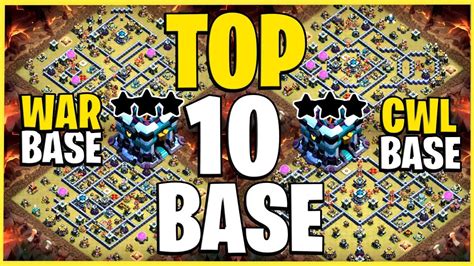 Top 10 New Best Th13 War Base Link 2024 Th13 Anti 2 Star Base 2024