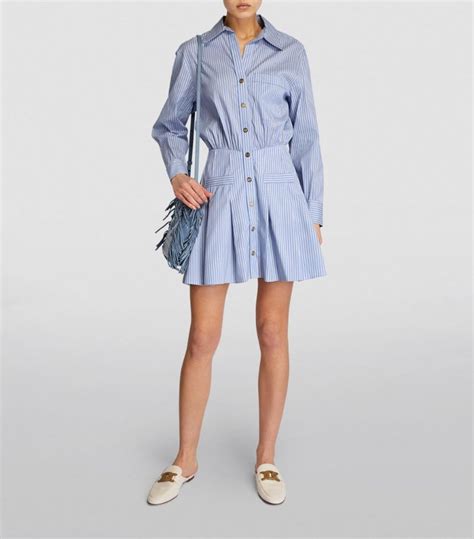 Womens Maje Blue Striped Shirt Dress Harrods Uk