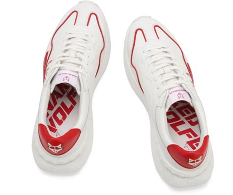 Gi Y Naked Wolfe Drought White Red Authentic Shoes