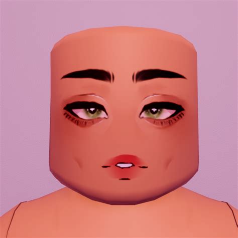 Animated Woman S Face With Eyes And Eyebrows