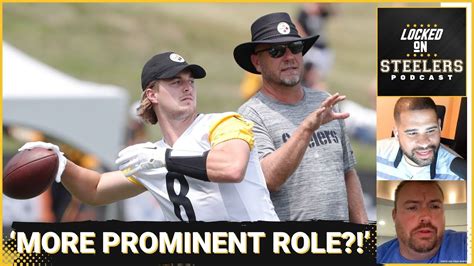 Steelers Matt Canada In More Prominent Role W Kenny Pickett Week