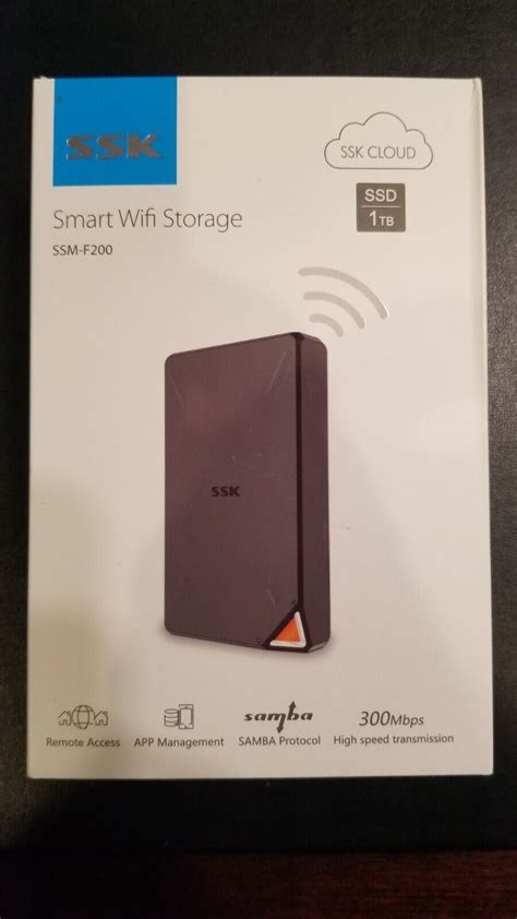 Ssk Tb Portable External Wireless Ssd With Own Wi Fi Hotspot Cloud Ebay