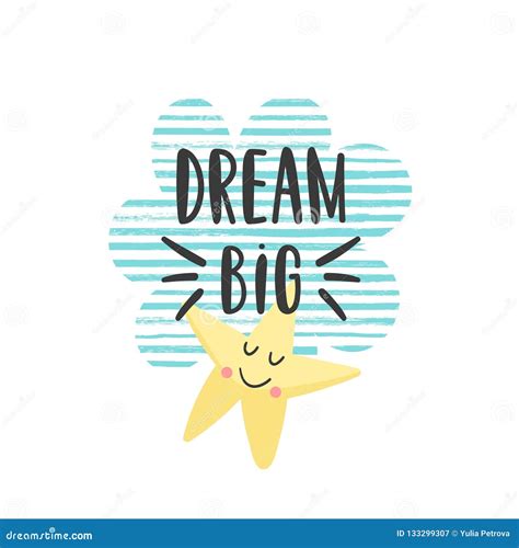 Motivational Quote for Kids Stock Vector - Illustration of lettering ...