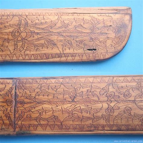 Oriental Arms Sikin Ache Sword From Sumatra With Ivory Scabbard Mouth