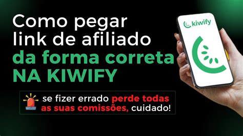 Como Pegar Link De Afiliado Pelo Celular Na KIWIFY E Colocar Na BIO Do