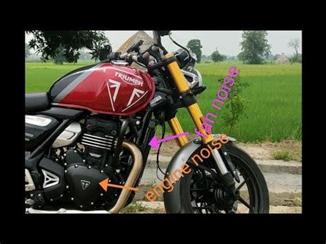 Triumph Speed Engine Noise Vs Fan Noise Youtube