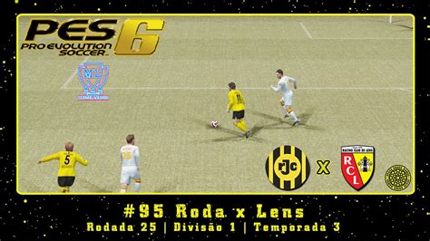 Pro Evolution Soccer 6 PS2 ML 95 Roda x Lens Rodada 25 Divisão 1