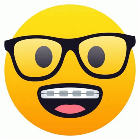 Nerd Face People Sticker – Nerd Face People Joypixels – GIFs entdecken ...