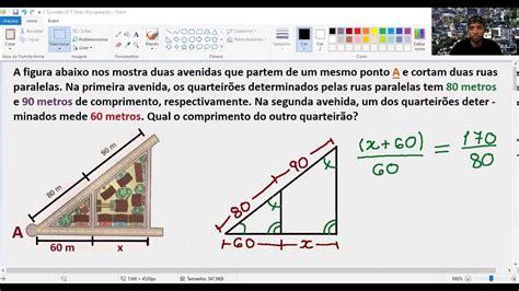 Teorema De Tales Exercício Resolvido - 8