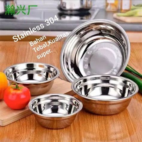 Jual Mangkok Bowl Mangkok Nasi Stainless Di Lapak Vivi Bukalapak