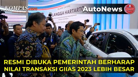 GIIAS 2023 Resmi Dibuka Airlangga Harap Transaksi Lebih Besar