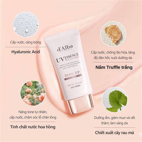 Mua Kem chống nắng D Alba nâng tông da Waterfull Tone up Sun Cream SPF